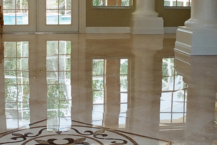Marble Home Floor Restoration in Houston