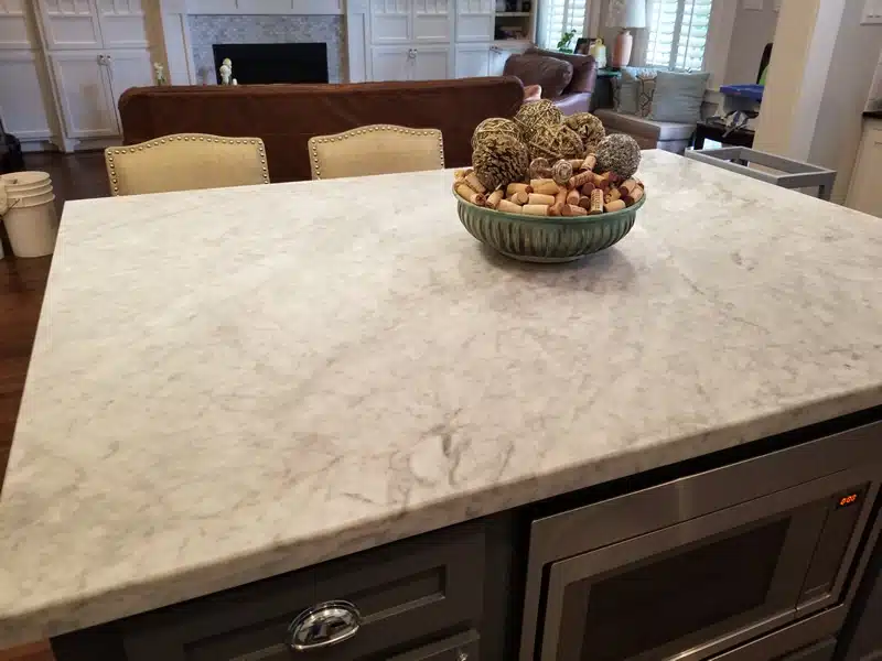Marble Countertop Maintenance Houston, How To Clean Honed Marble Countertops